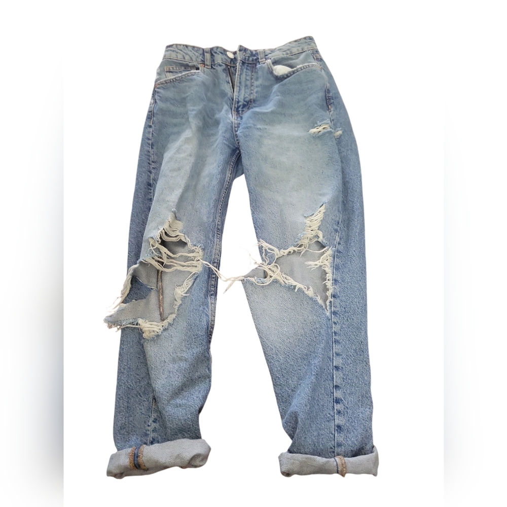 Zara distress jeans